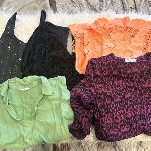 Bundle of 5 women’s blouses